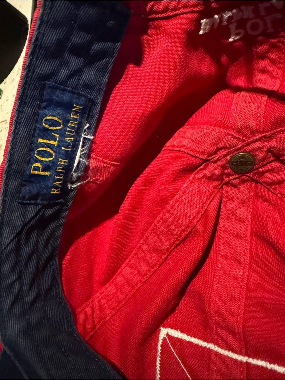 Ralph Lauren Red P-15 Offshore Sailing Baseball Cap - Picture 7 of 7